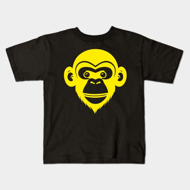 Ape Kids T-Shirt by aceofspace